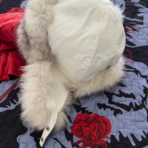 White -grey real Scribe Aviator  Woman  Hat - Picture 10 of 16